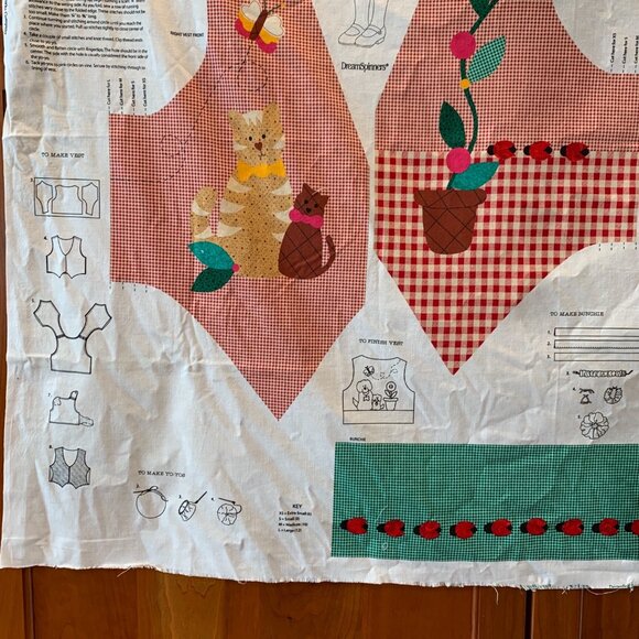 Dreamspinners Posies & Pets Child’s Vest VIP Cranston Cut and Sew XS - L - Picture 5 of 12